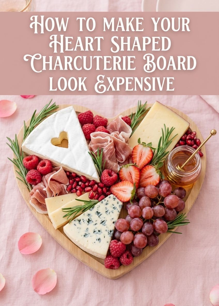 How to Make Your Heart-Shaped Charcuterie Board Look Expensive