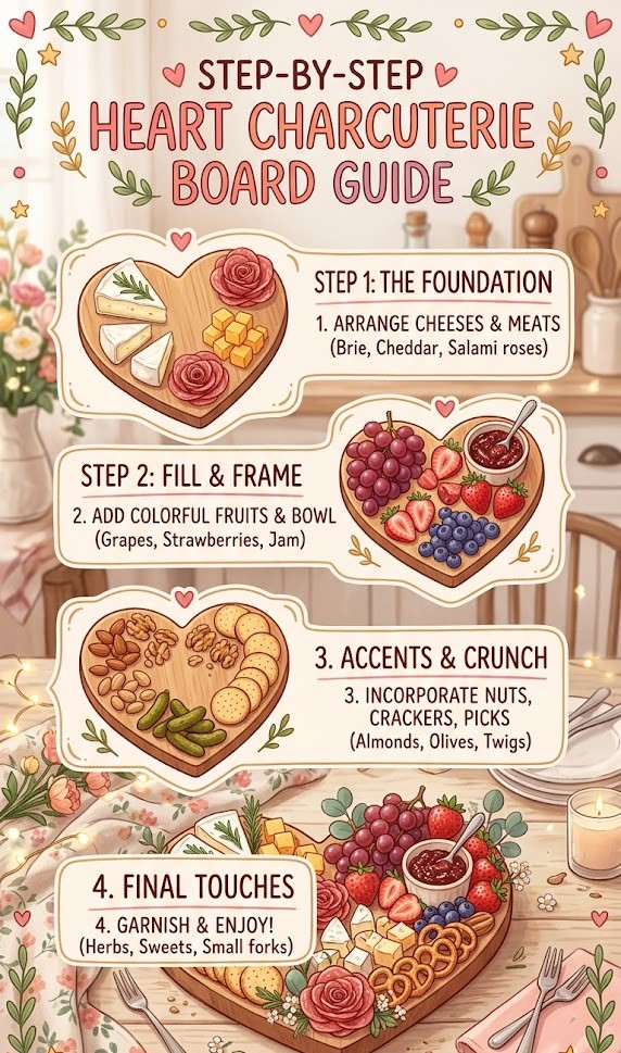 Heart Shaped Charcuterie Board guide