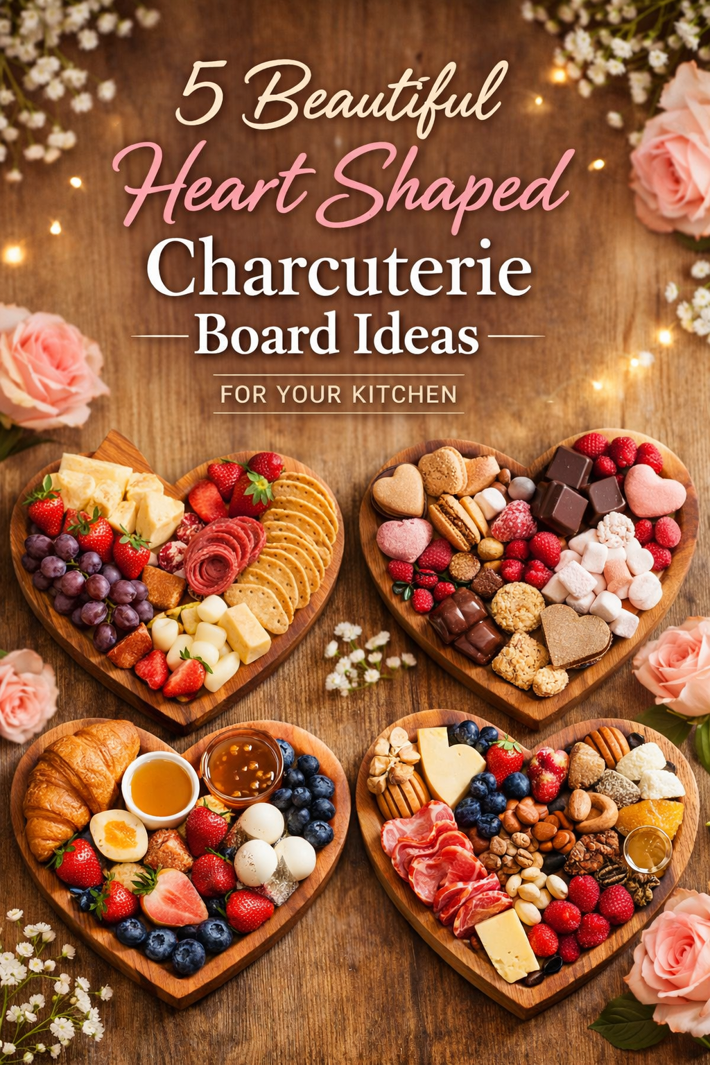 5 Beautifull Heart Shaped Charcuterie Board Ideas for your Kitchen
